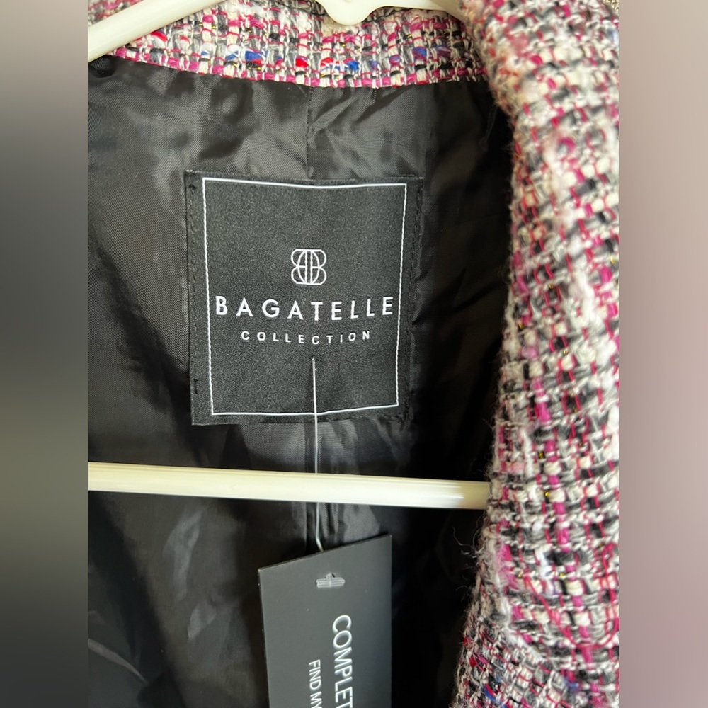 Bagatelle tweed cropped blazer-NWT - Picture 5 of 12
